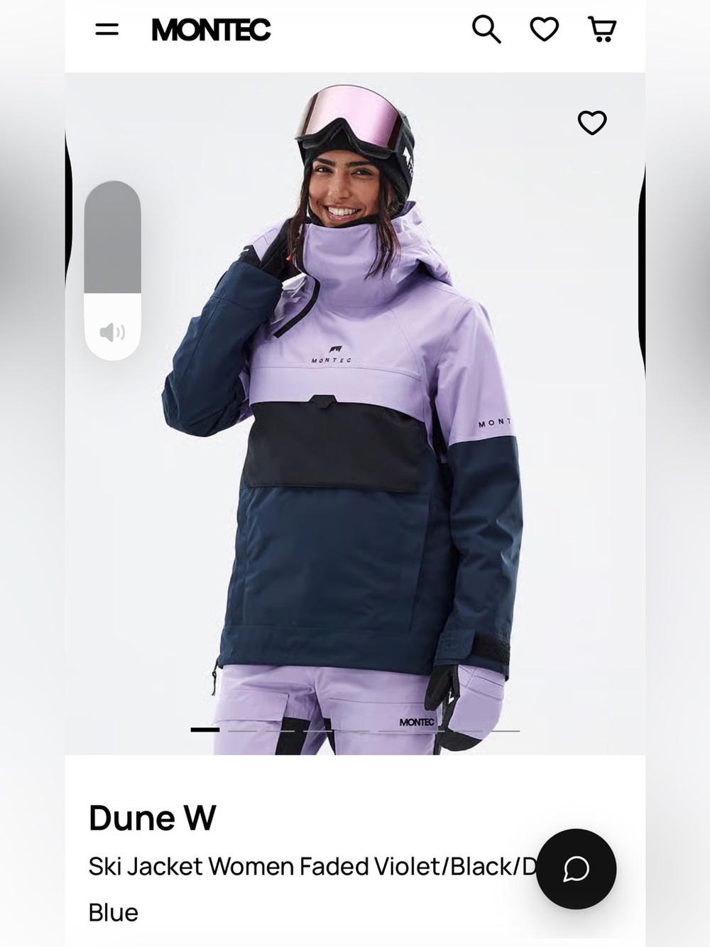 Montec Dune Women’s Faded Violet Jacket XS